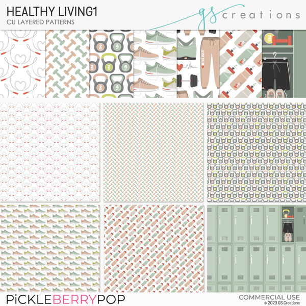 Healthy Living Layered Patterns1 (CU)