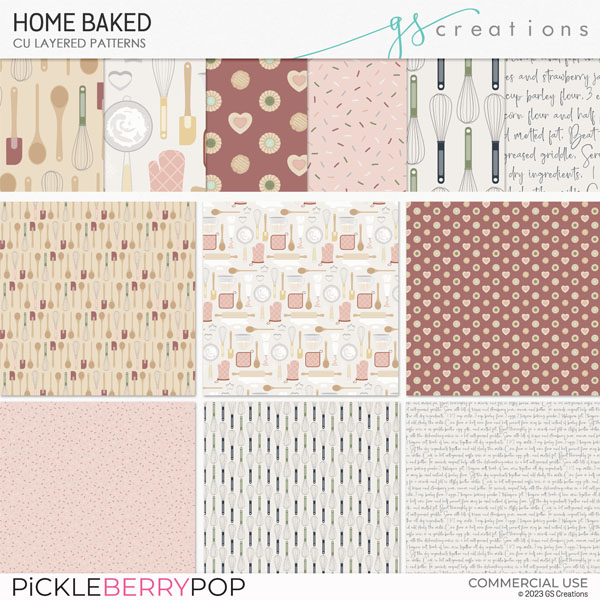 Home Baked Layered Patterns (CU)