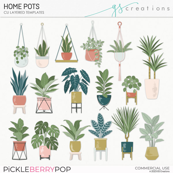 Home Pots Layered Templates (CU)