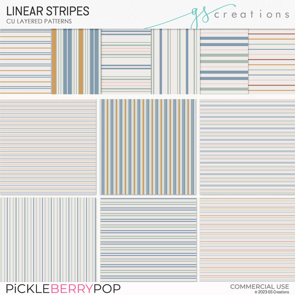 Linear Stripes Layered Patterns (CU)