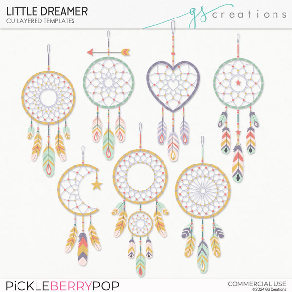 Llittle Dreamer Layered Templates (CU)