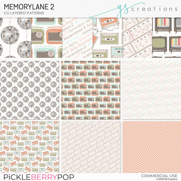 Memorylane2 Layered Patterns (CU)