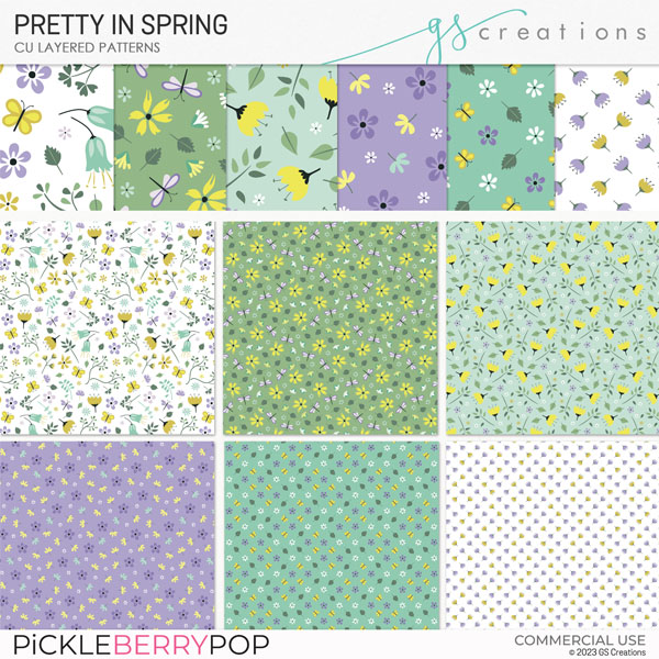 Pretty in Spring Patterns (CU)