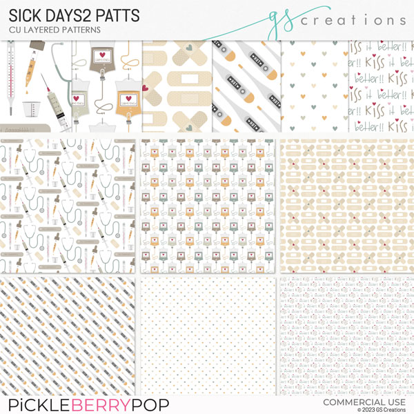 Sick Days2 Layered Patterns (CU)