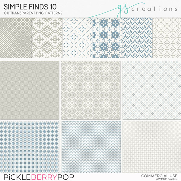 Simple Finds 10 Patterns (CU)