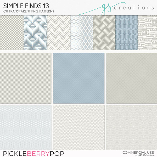 Simple Finds 13 Patterns (CU)