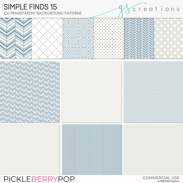 Simple Finds 15 Patterns (CU)