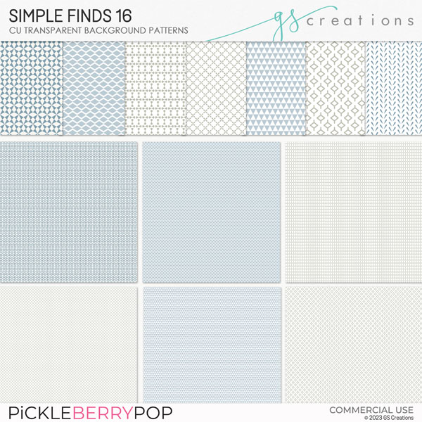 Simple Finds 16 Patterns (CU)