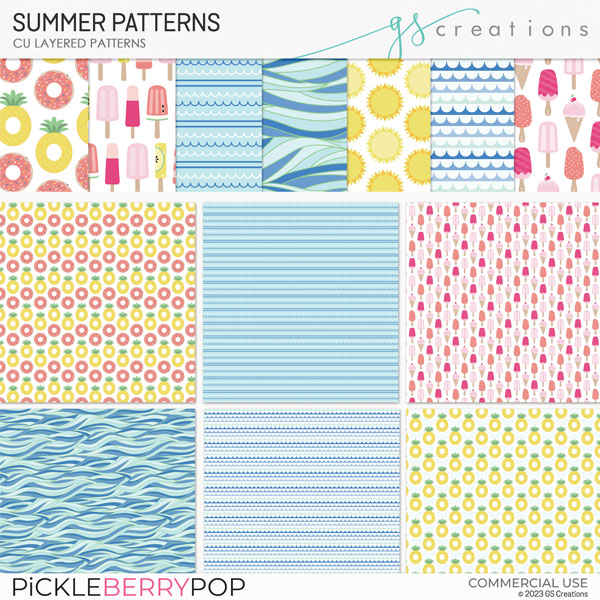 Summer Layered Patterns (CU)