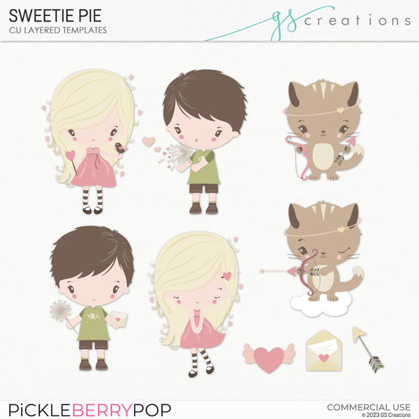 Sweetie Pie Layered Templates (CU)