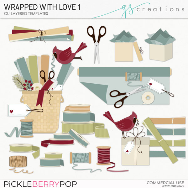 Wrapped with Love Layered Templates (CU)