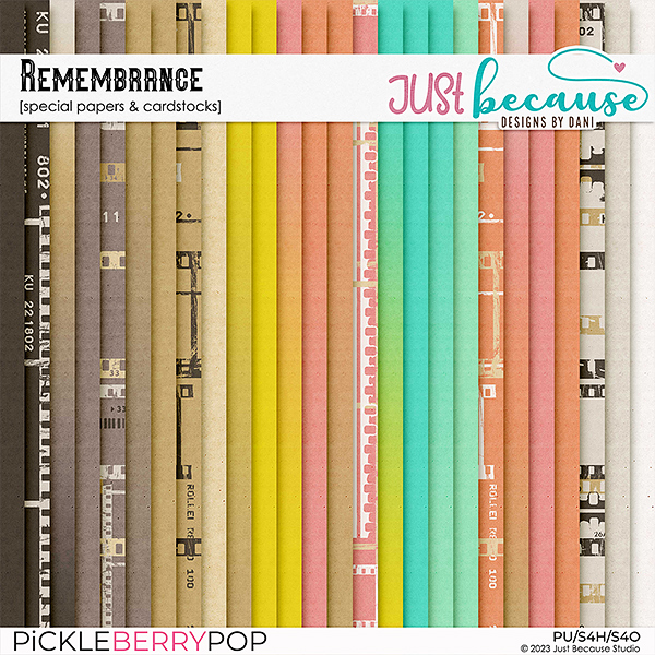 Remembrance Special Papers & Cardstocks by JB Studio