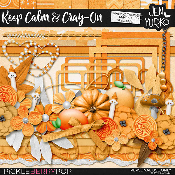 Keep Calm & Cray-On: Mango Tango Kit