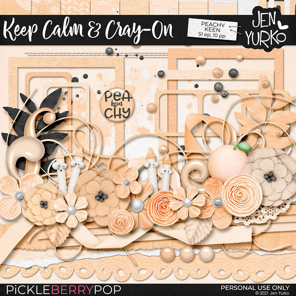 Keep Calm & Cray-On: Peachy Keen Kit