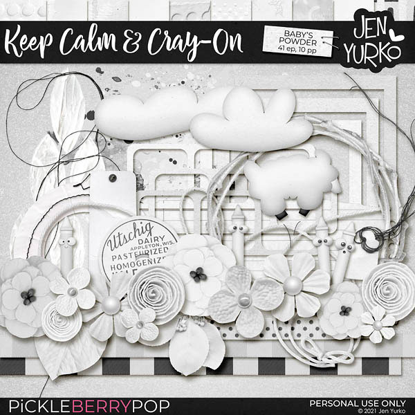 Keep Calm & Cray-On: Baby's Powder Kit