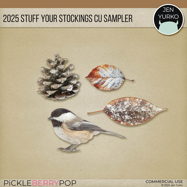 2025 Stuff Your Stockings - CU Sampler by Jen Yurko