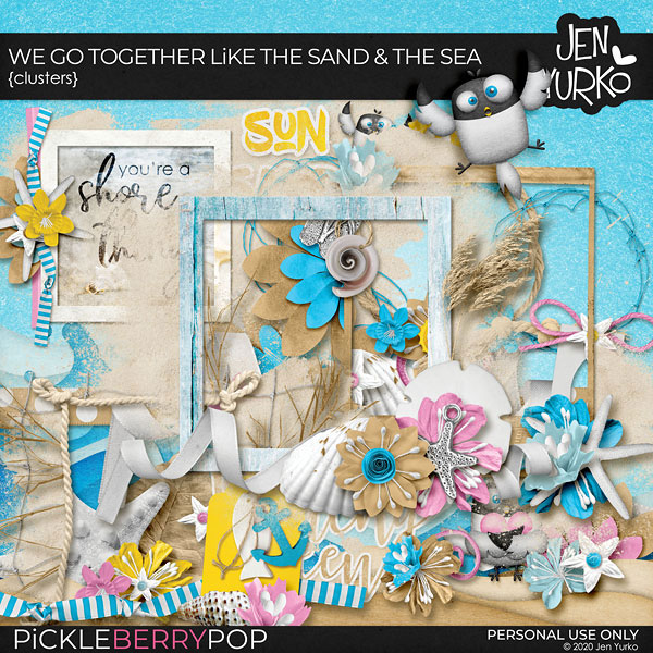 We Go Together Like the Sand & The Sea: Clusters