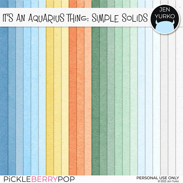 It's an Aquarius Thing: Simple Solids