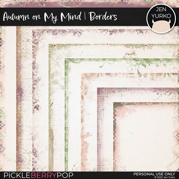 Autumn on My Mind | Page Borders