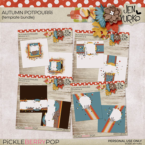 Autumn Potpourri: Template Bundle