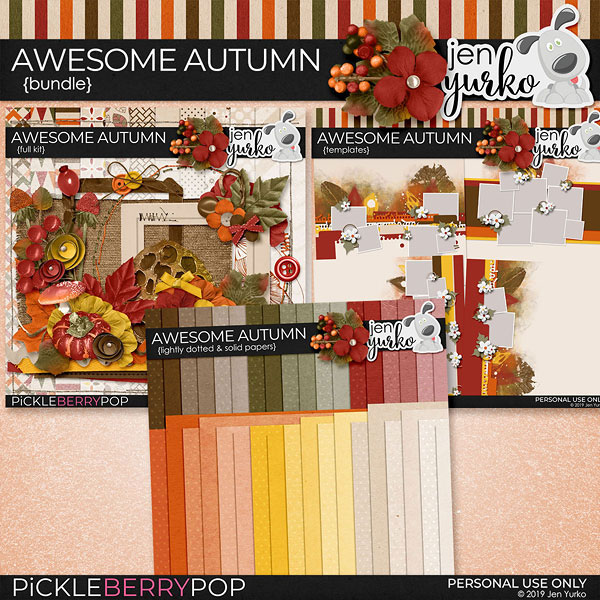 Awesome Autumn: Bundle by Jen Yurko at Pickleberrypop