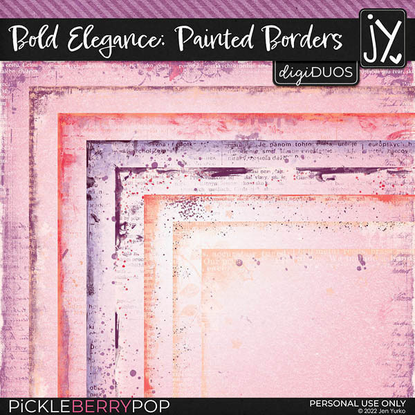 Bold Elegance Painted Borders