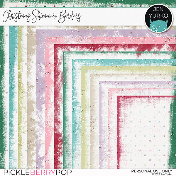 Christmas Shimmer: Borders