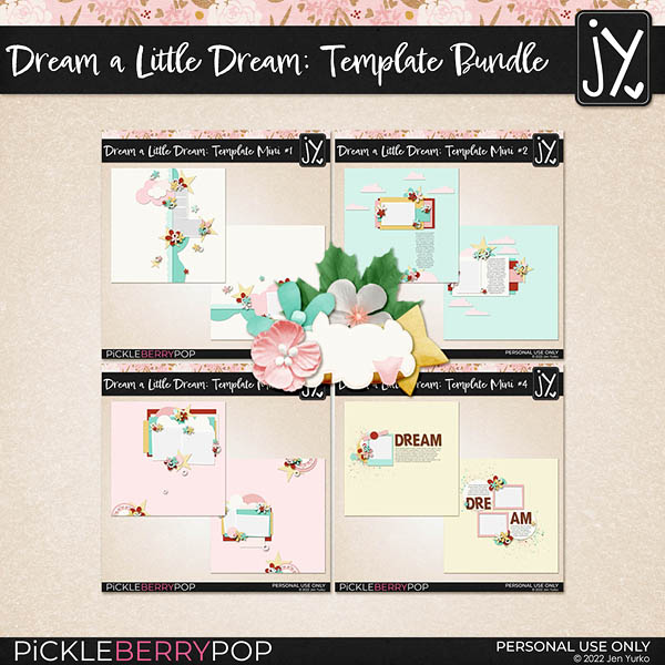 Dream a Little Dream Template Bundle