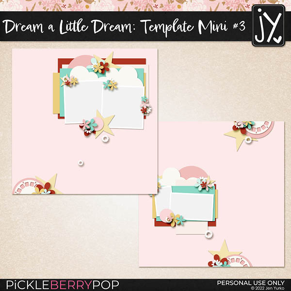 Dream a Little Dream Template Mini #3