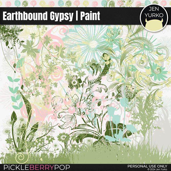 Earthbound Gypsy | Paint by Jen Yurko