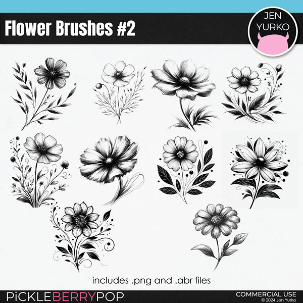 Flower Brushes #2