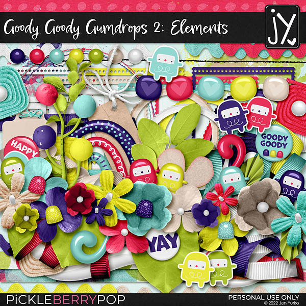 Goody Goody Gumdrops 2 Elements By Jen Yurko