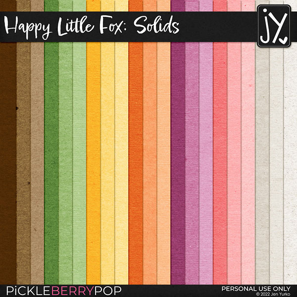 Happy Little Fox Solids