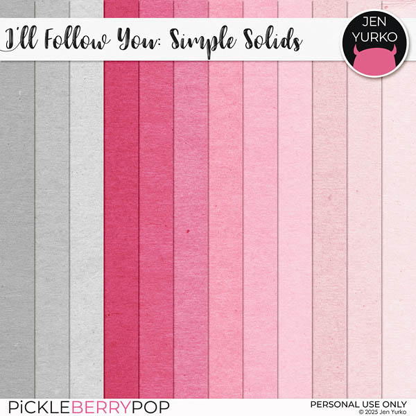 I'll Follow You: Simple Solids