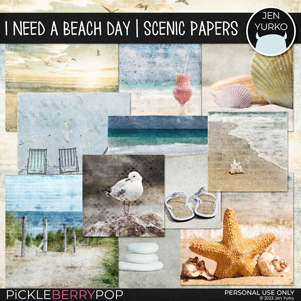 I Need a Beach Day | Scenic Papers