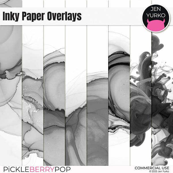 CU Inky Paper Overlays
