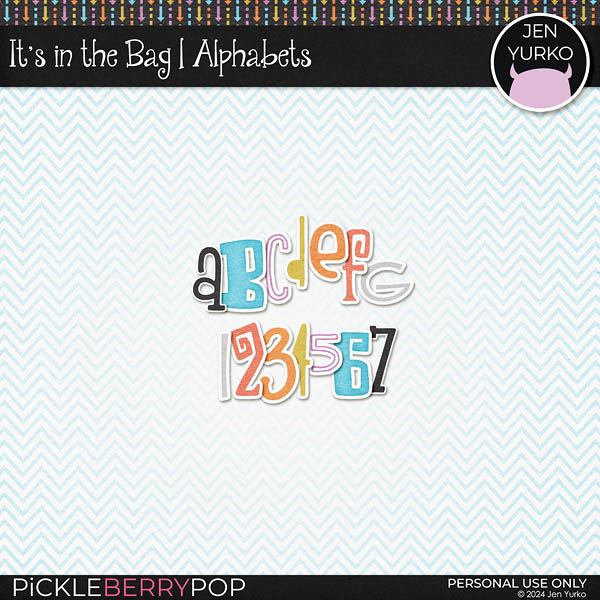 It's In the Bag | Alphabets