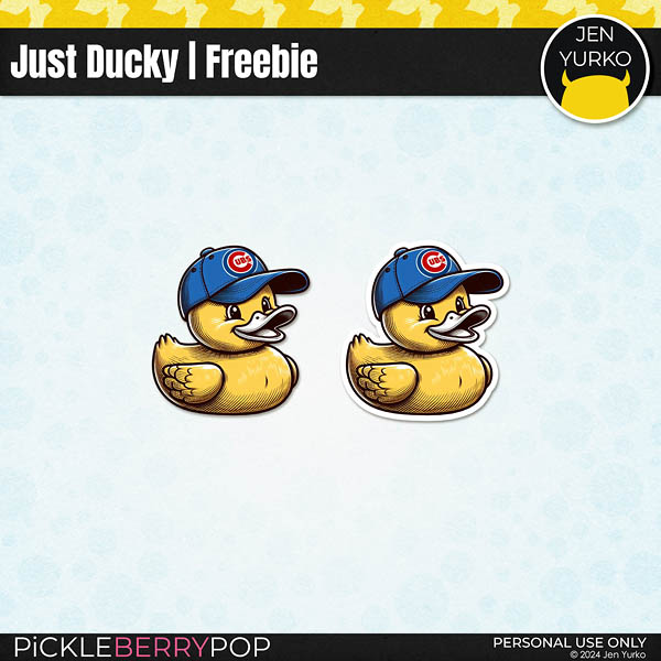 Just Ducky | Freebie by Jen Yurko