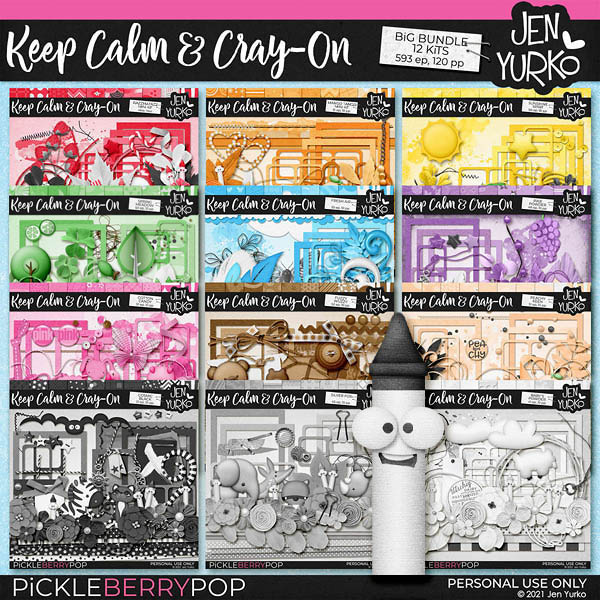 Keep Calm & Cray-On Big Bundle