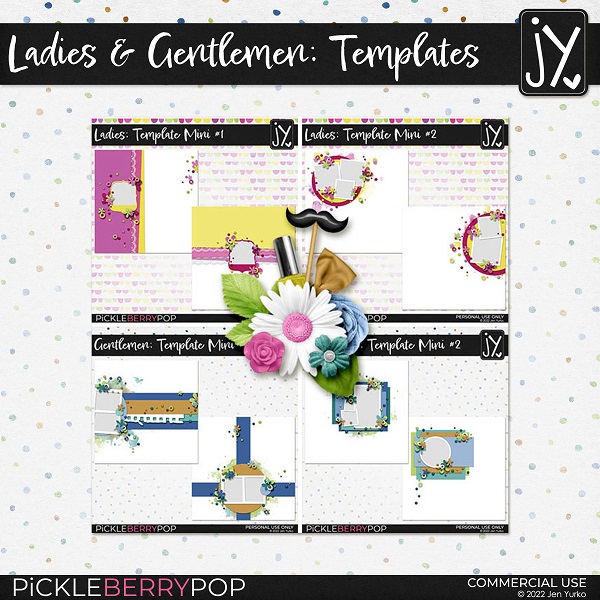 Ladies & Gentlemen Template Bundle