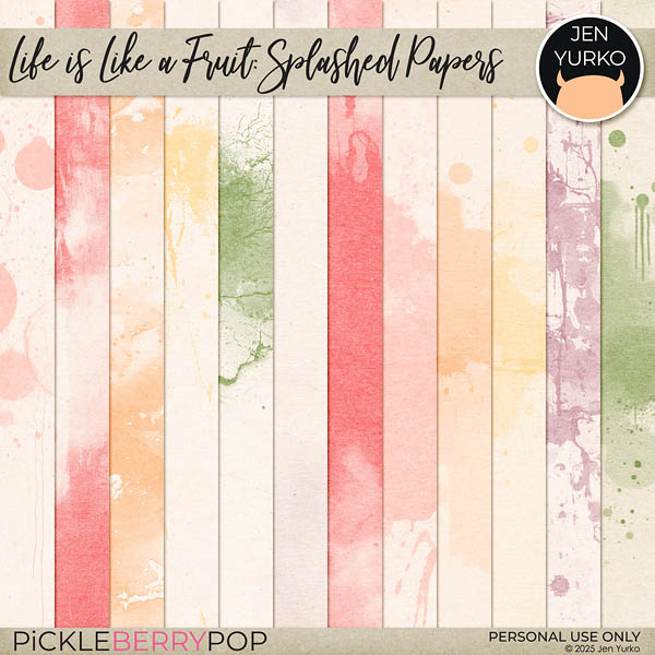 Life is Like a Fruit: Splashed Papers