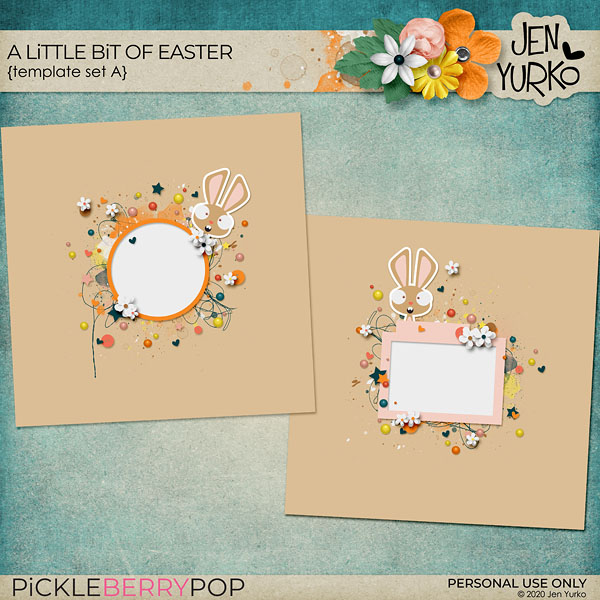 A Little Bit of Easter: Template Set A