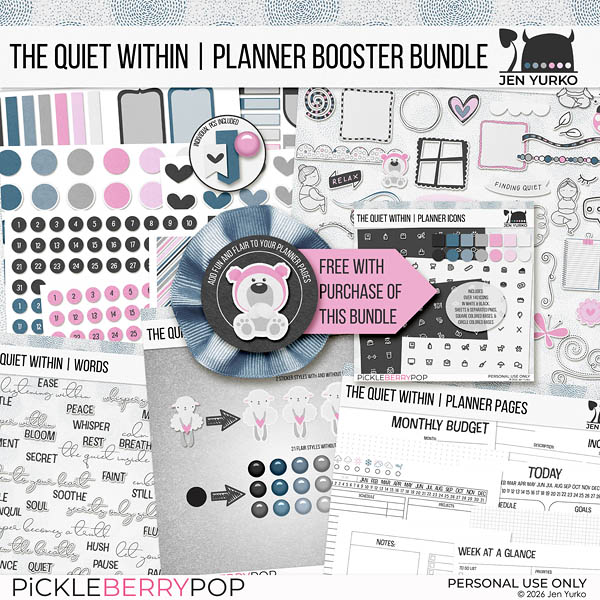 The Quiet Within | Planner Booster Bundle