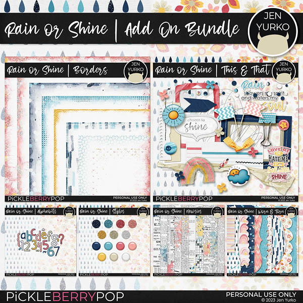 Rain or Shine | Add On Bundle with Birthday Bonus!