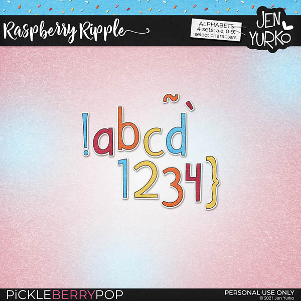 Raspberry Ripple Alphabets