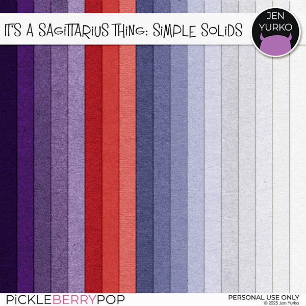 It's a Sagittarius Thing: Simple Solids