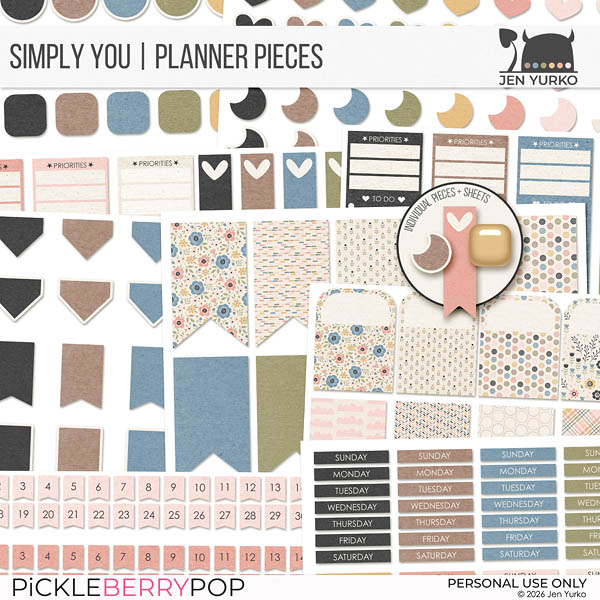 Simply You | Planner Booster | Planner Pieces