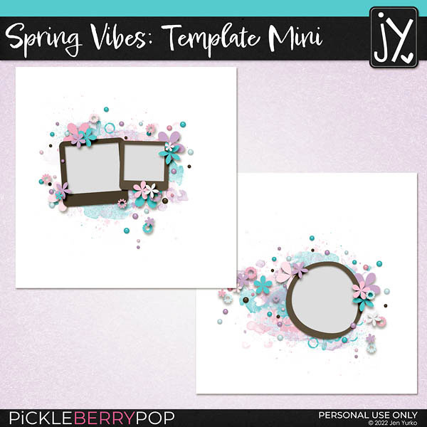 Spring Vibes Template Mini