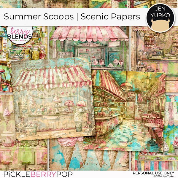 Summer Scoops | Scenic Papers