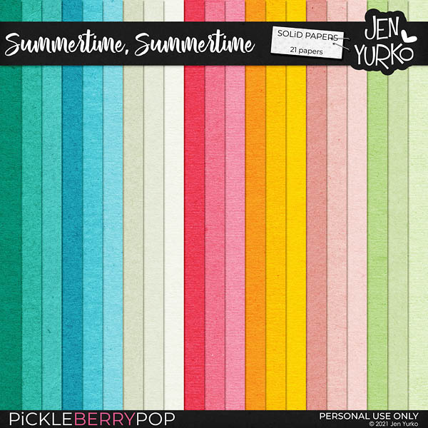 Summertime, Summertime Solid Papers